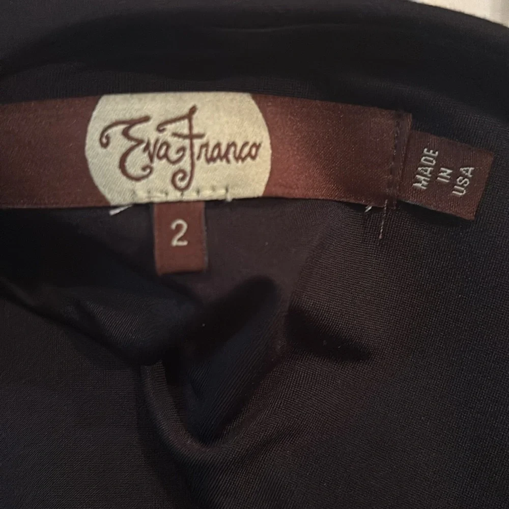 Anthropologie Strata Dress Ponte Fit & Flare By Eva Franco Size 2 - Picture 8 of 8